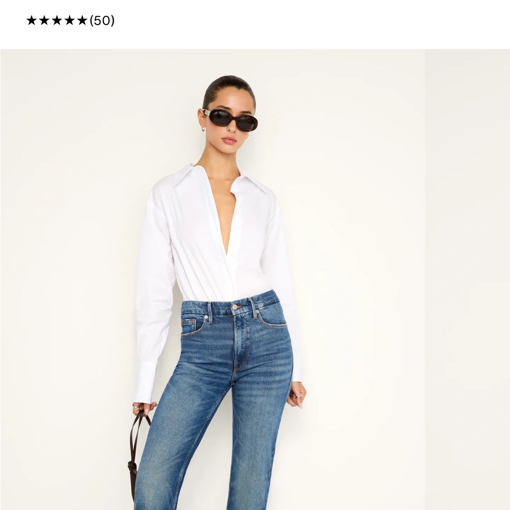 Good American Good Icon Straight Jeans